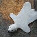 On the geeky side - needle felted polar bear skin