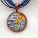 Bombay India Vintage Map Pendant with Necklace - OOAK - Necklace Options - Free Shipping