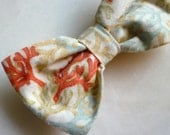 Boy's Coral Bow tie - clip on