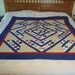 Quilters Choice Quilt Top 57 X 57 Throw, Lap Quilt, Wall Hanging