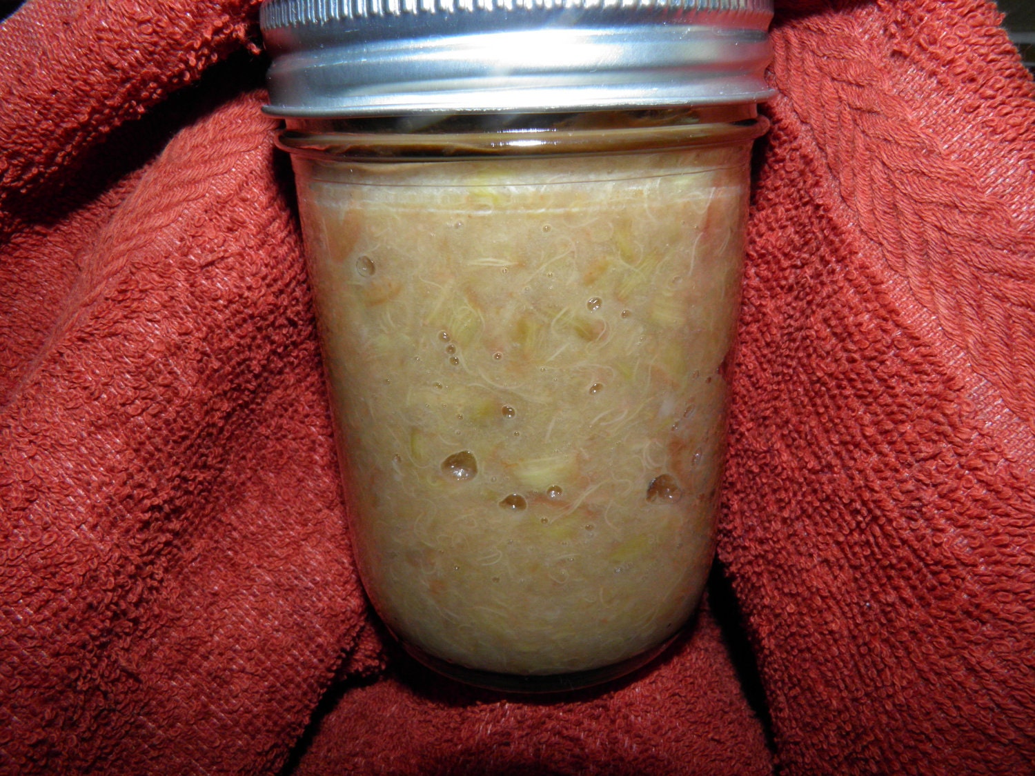 Rhubarb Compote aka Stewed Rhubarb, 8 oz. Tart and Sweet
