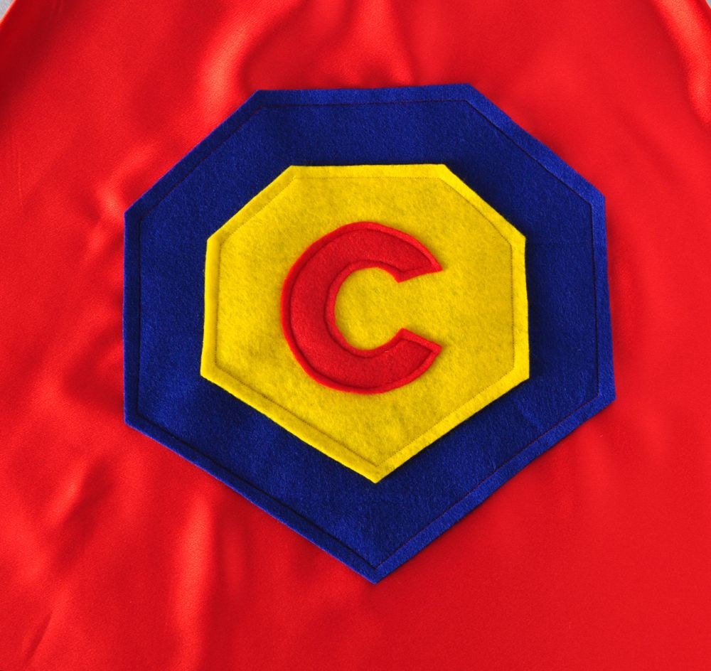 Superhero Cape Letter C