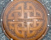 Handmade Leather Celtic Knot Shield