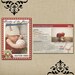 Vintage Baseball Card Birth Announcement
