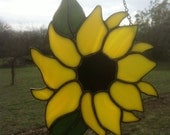 Stained Glass Sunflower