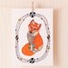 Curious Little Fox Postcard