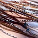 Tribal Turquoise Swarovski Crystal Feather Hair Extension Clip