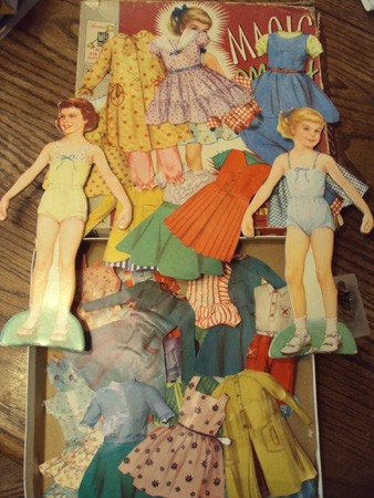magic mary and mary ann paper dolls