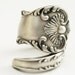 Spoon Ring Unique Victorian Organic Scroll Sterling Silver, Handmade in Your Size (1854)
