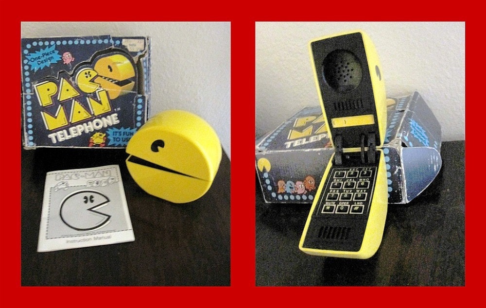 PAC MAN PHONE by Misskitschy on Etsy
