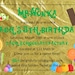 Willy Wonka Golden Ticket inspired birthday invitation Any color...DIY you print custom photo card by delightfulprints