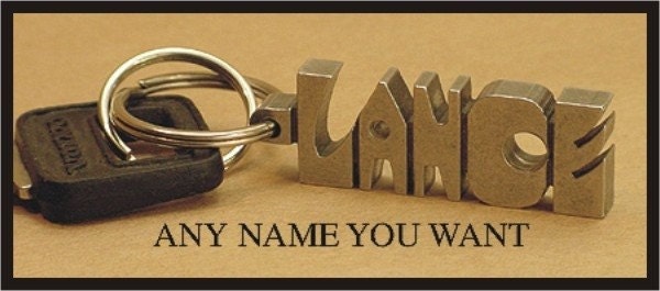 Personalized Brass Keychains