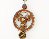 Kinetic Plantarey Gear Pendant - Hugo