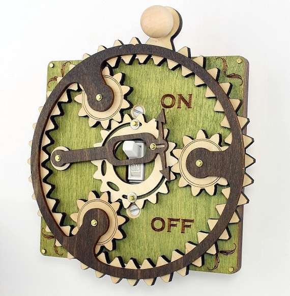 Planetary Gear Light Switch Plate