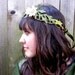 Floral Head Wreath - Mauve Pink Braided Woodland Flower Crown, Easter Flower Headband, Fashion