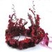 Fairy Crown - Red Rose Butterfly Flower Headress, Midsummer Night's Dream Floral Crown
