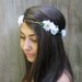 Daisy Headband, Daisy Headwrap, EDC, Daisy Flower Crown, Hippie Headband, Daisy Chain, Womans Hair Accessories, Daisies, Daisy Crown
