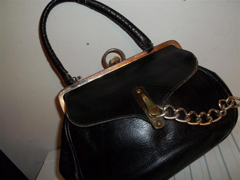 Roger Van S Handbag Vintage Retro 1950s 1960s Black by Fayes2