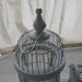 Birdcage Wire & Wood Dome Birdcages Vintage Bird Cages Dome Bird Cages