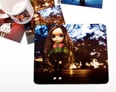 Lovely Stroll in the park - A Blythe mouse pad