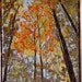 Quilted Wall Hanging Art Quilt Autumn Trees Original