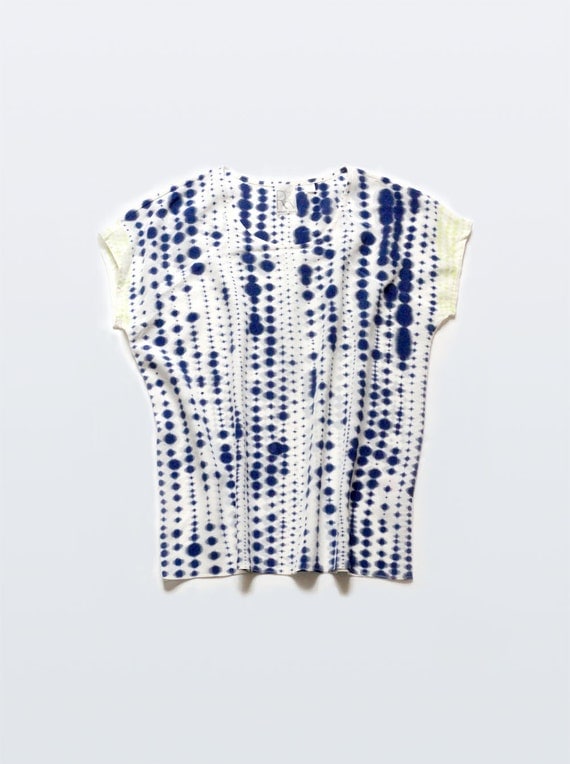 RESERVED for Kris / Silk Tee Minnie Dot