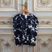 Reserved for Jasmine - Silk Tee Inkblot Black & White