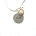 Etsy Wedding Jewelry, LOVE Charm, Shell, Sea Glass Pendant Symbolizing Everlasting Love, Beach Wedding, Bridal Party Gift, Wedding Favor