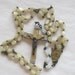 Vintage French Petit Mother Of Pearl Rosary For Projects or Rework