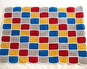 Crochet Lego Baby Blanket (Can be customized)
