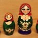 Babushka stacking dolls matryoshka nesting doll set of 4