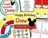 DIY Mickey Mouse Party Package