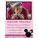 DIY, Minnie Mouse Photo Thank You Cards