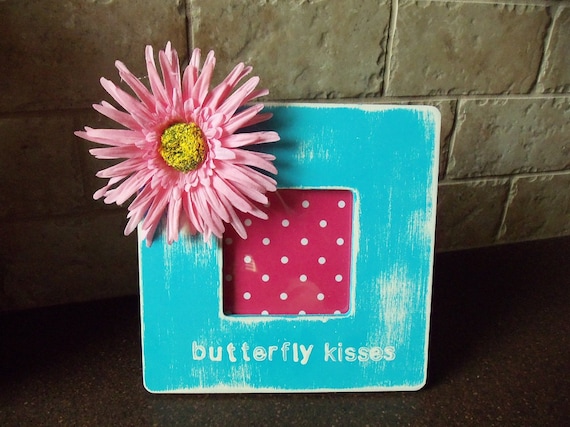 Custom Picture Frame - Butterfly Kisses