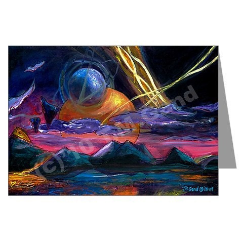 Otherworldly 5 x 7 inch Frameable Blank Art Card