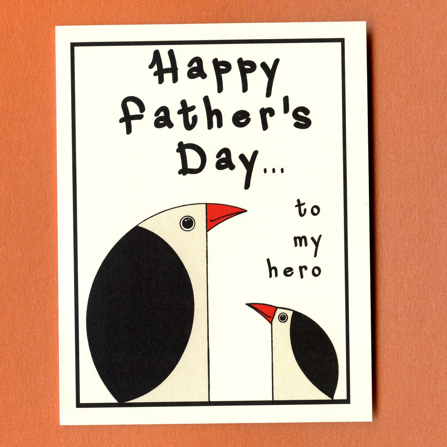 TO MY HERO- Cute Father's Day Card