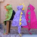 Dino Cape with Hood - Dinosaur Costume - By MaukyJo