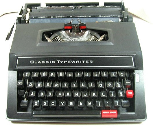 Typewriter, Classic manual, vintage