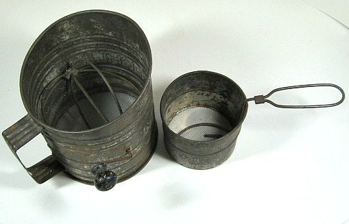 Flour sifters, vintage
