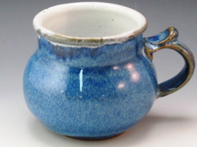 Blue Mug With White Interior
