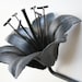 6th Wedding Anniversary Gift Forged Iron TIGER LILY Handmade Metal Steel Flower