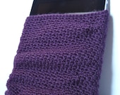 iPad Sleeve Plum Purple Custom Handmade - FREE US SHIPPING