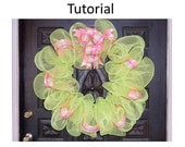 PDF - Gathered Mesh Wreath Tutorial : Deco Poly Mesh Wreath Instructions