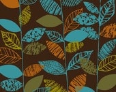 Texture Leaf Stems Dark, limited edition giclee print