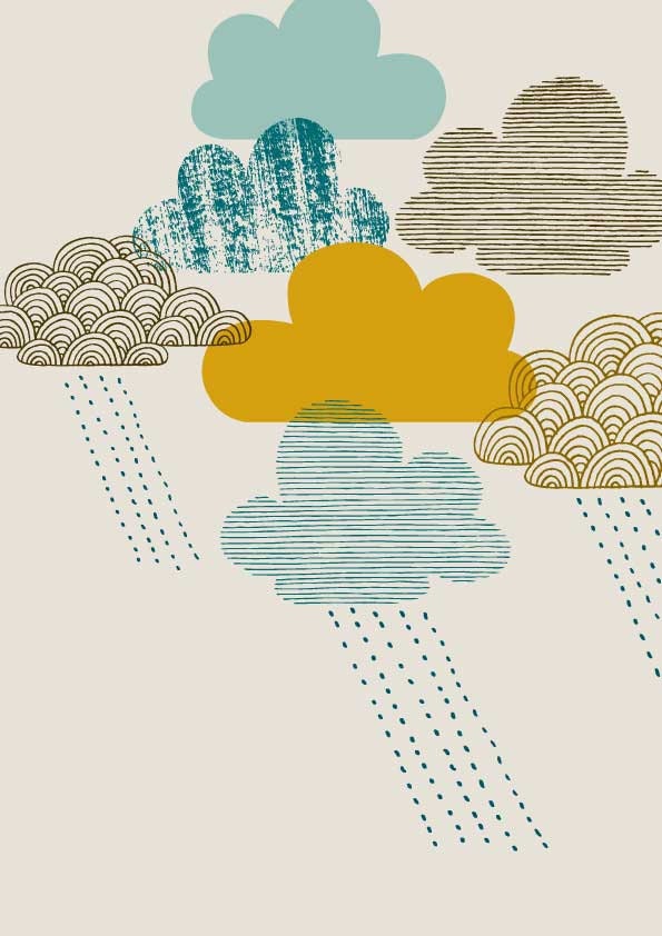 Passing Shower, limited edition giclee print
