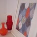 Autumn Leaves Grey, limited edition giclee print