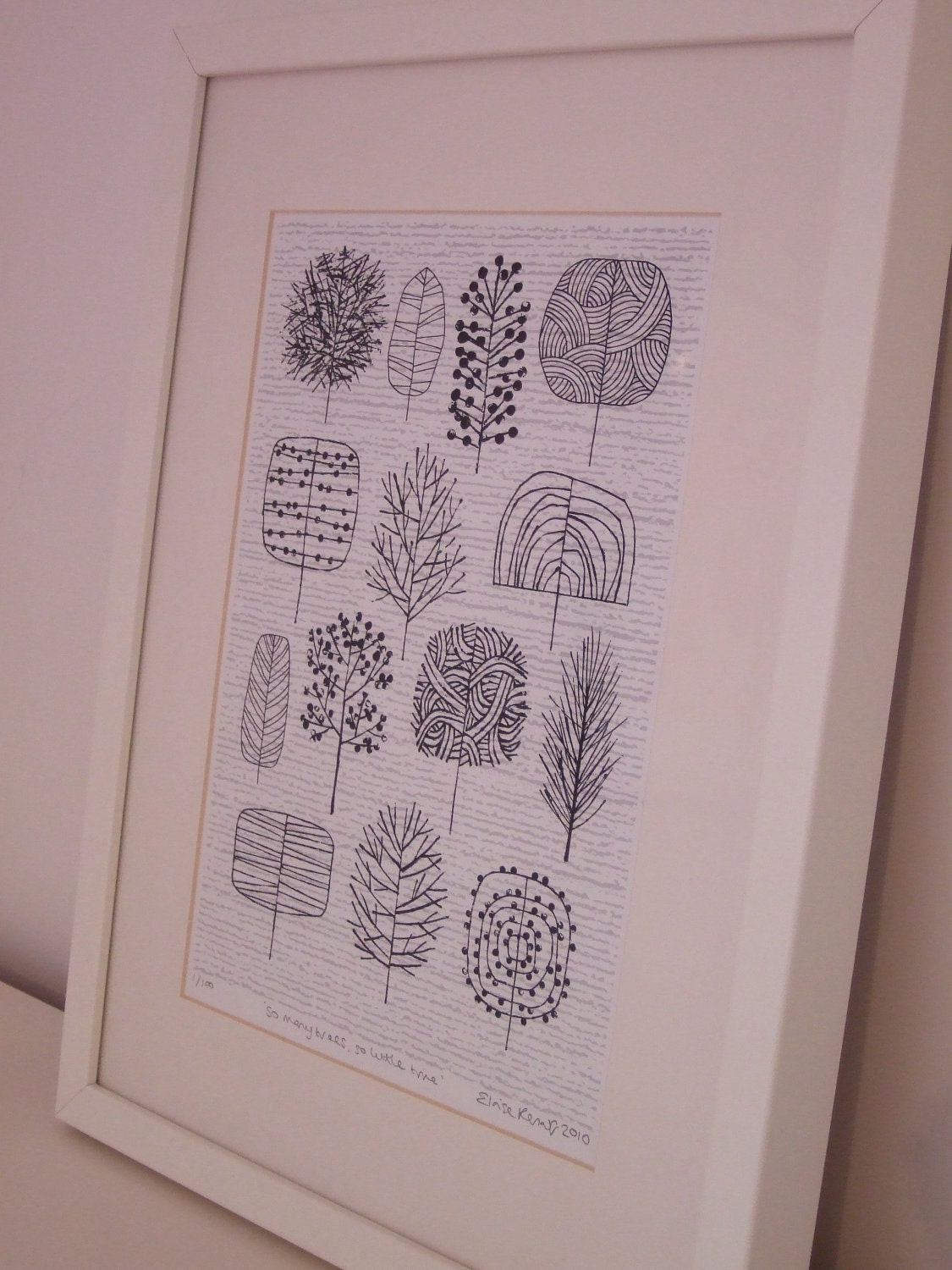 So Many Trees, So Little Time, limited edition giclee print