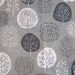 Trees Tea Towel in Slate and Charcoal