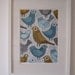 Bright Birds, limited edition giclee print