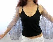 GRAPHITE...Elegant Hand Knitted Summer Shrug